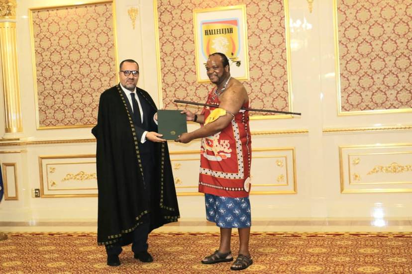 Apresentação de cartas credenciais a Sua Majestade o Rei Mswati III